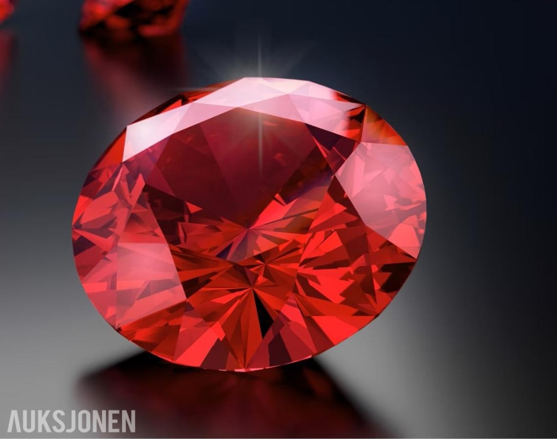 Vakker Rubin "Pigeon Blood" 2,50 CT med sertifikat